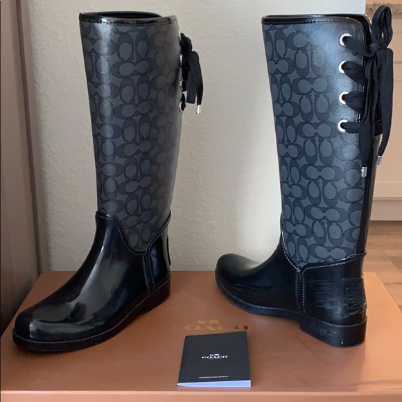 Coach rain boots - Picture 2 of 2